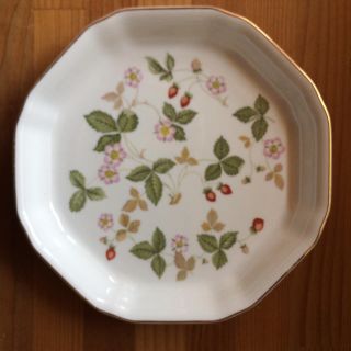 ウェッジウッド(WEDGWOOD)のウェッジウッドワイルド ストロベリー オクタゴナルディッシュ S(食器)