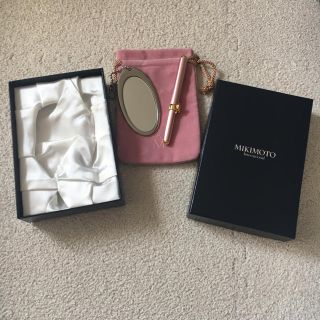 ミキモト(MIKIMOTO)のMIKIMOTO ミラー&リップブラシ 新品未使用(コフレ/メイクアップセット)