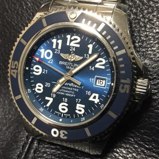 ブライトリング(BREITLING)の大幅値下げ！BREITLING スーパーオーシャンII 42 マリンブルー(腕時計(アナログ))