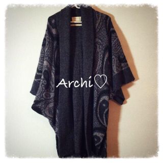 アーキ(archi)のArchi ロングニットカーディガン⁎✶(カーディガン)