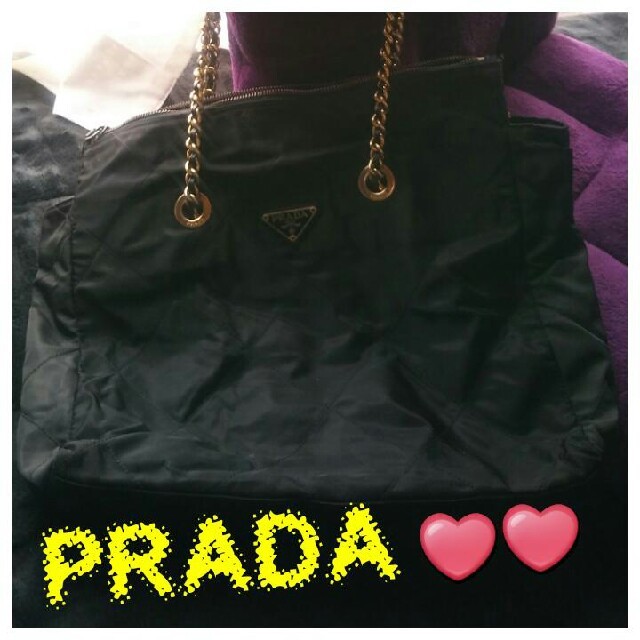 PRADA(プラダ)の✨本日限定赤字最終大特価っ❣️❣️【正規】ジャンク◆PRADA💕チェーンバッグ レディースのバッグ(ショルダーバッグ)の商品写真