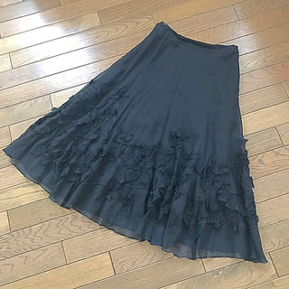ザラ(ZARA)のシルク素材スカート♡ザラ バナナリパブリック ユナイテッドアローズ H&M(ロングスカート)