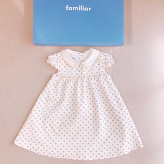 ファミリア(familiar)のファミリア♡ワンピース♡70cm♡水通しのみ(ワンピース)