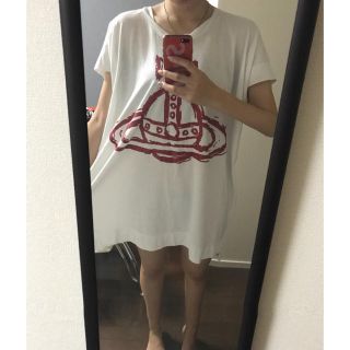 ヴィヴィアンウエストウッド(Vivienne Westwood)のヴィヴィアン、Ｔシャツワンピ(Tシャツ(半袖/袖なし))