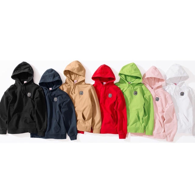 Supreme - supreme lacoste 18ss パーカー フーディー 赤 mサイズの ...