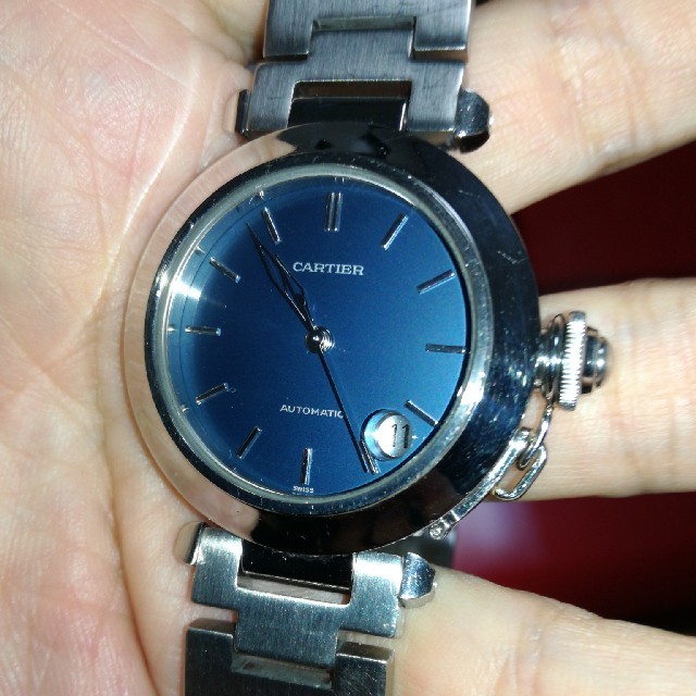 翌日発送可能】 Cartier - りるるさま専用カルティエ パシャC ブルー