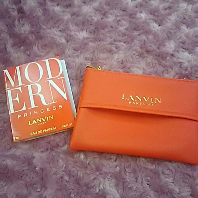 LANVIN(ランバン)の＆ロージー  付録  ランバン  オードパルファム ポーチ コスメ/美容の香水(香水(女性用))の商品写真