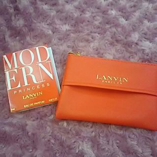 ランバン(LANVIN)の＆ロージー  付録  ランバン  オードパルファム ポーチ(香水(女性用))