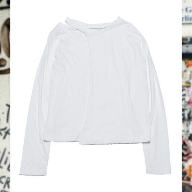 Maison Martin Margiela(マルタンマルジェラ)のperverze♡スリットロングTシャツ♡ レディースのトップス(Tシャツ(長袖/七分))の商品写真