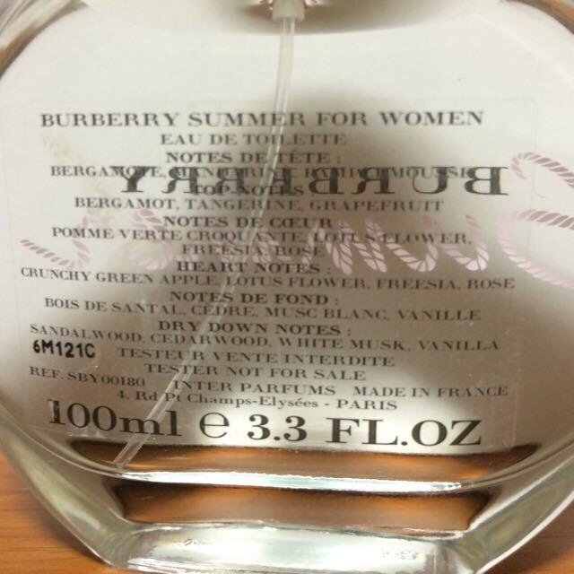 BURBERRY(バーバリー)のBurberry 香水summer コスメ/美容の香水(香水(女性用))の商品写真