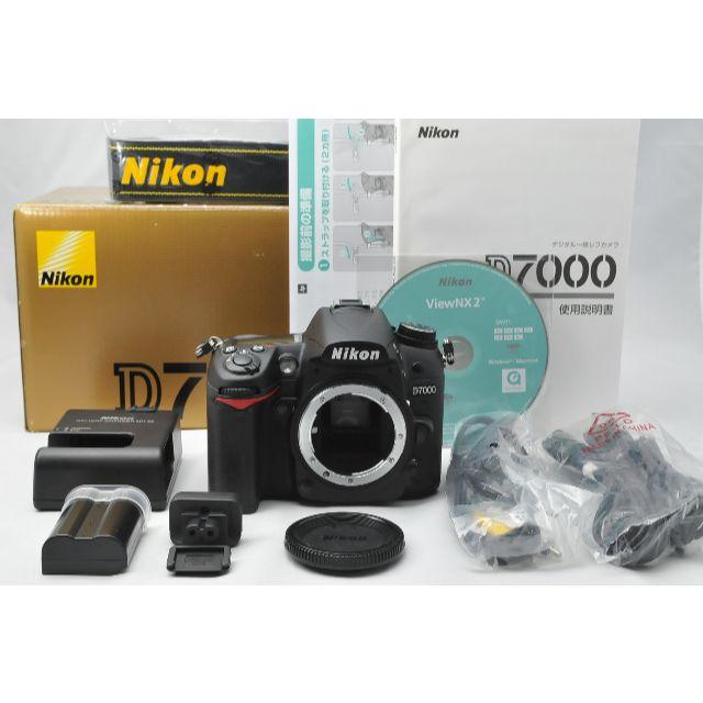 ☆美品☆ Nikon ニコン D7000 ボディ ショット数 元箱付属一式