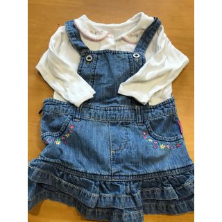 オシュコシュ(OshKosh)の女の子ジャンバースカートとロンパースブラウス(ワンピース)