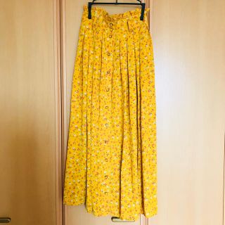 ミスティウーマン(mysty woman)の【ひろ様専用】再値下げ！花柄ロングスカート(ロングスカート)