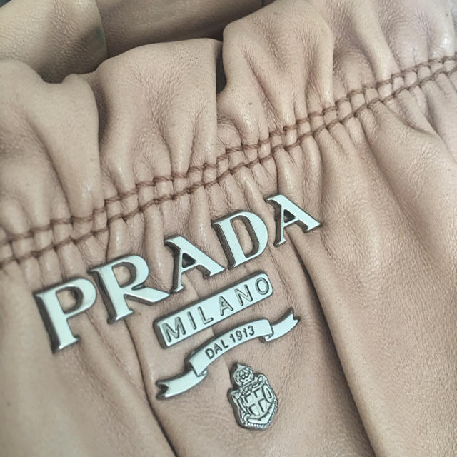 PRADA(プラダ)のPRADA ラムレザー バック レディースのバッグ(ハンドバッグ)の商品写真