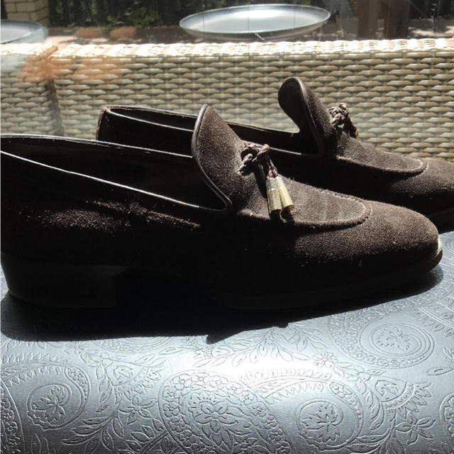TOMFORD トムフォード 紳士靴 タッセル スウェード サイズ8 - ドレス