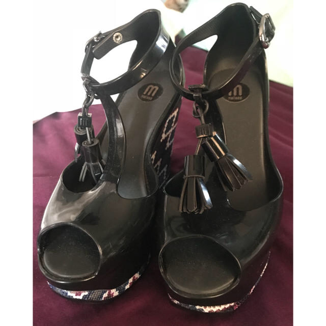 melissa(メリッサ)のメリッサ ビーズウェッジサンダル レディースの靴/シューズ(サンダル)の商品写真