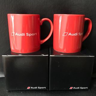 アウディ(AUDI)のアウディ マグカップ2個(グラス/カップ)