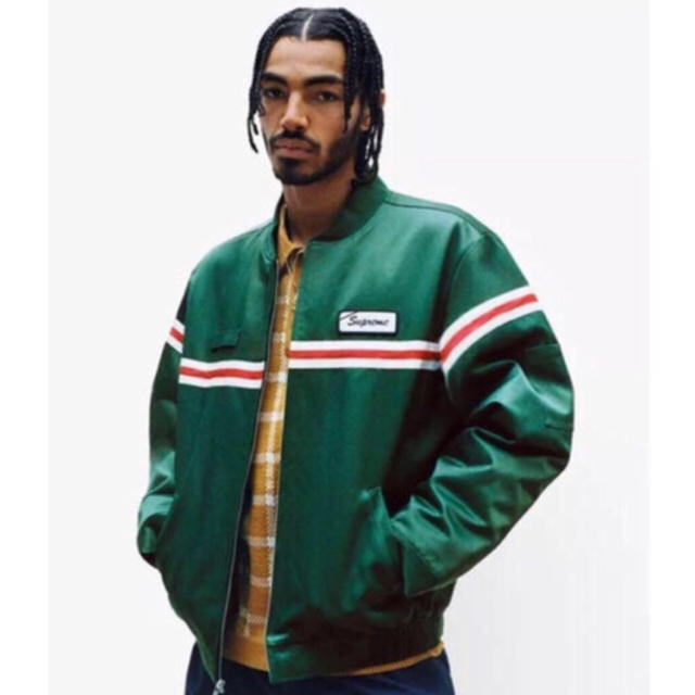 Supreme(シュプリーム)のsupreme Reflective Stripe Work Jacket M メンズのジャケット/アウター(ブルゾン)の商品写真