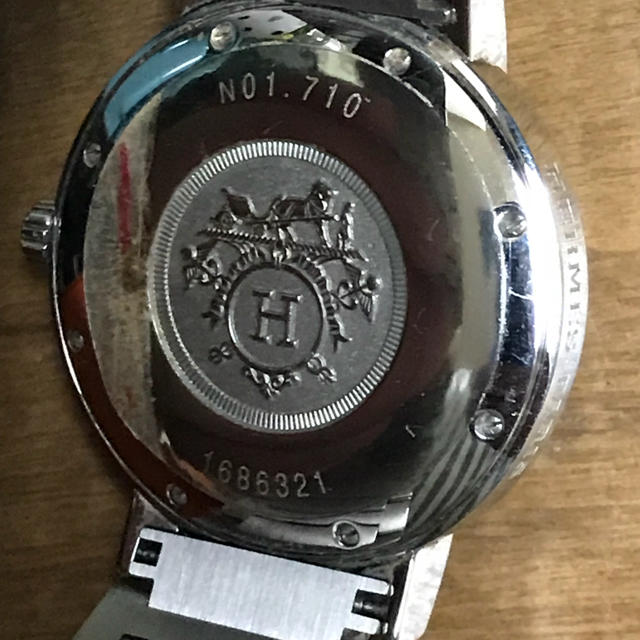 エルメス ノマード デイト メンズ 時計 オートクオーツ 自動巻 SS