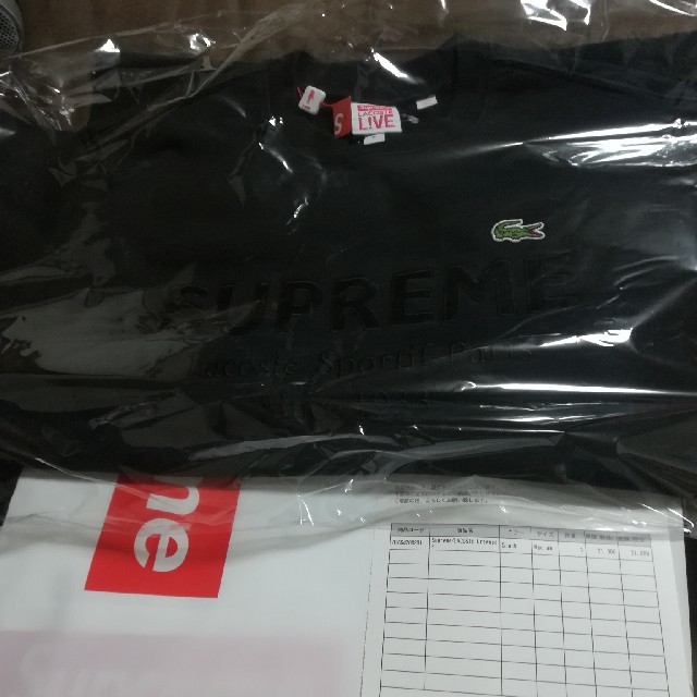 Supreme(シュプリーム)のSupreme LACOSTE Crewneck Black メンズのトップス(スウェット)の商品写真