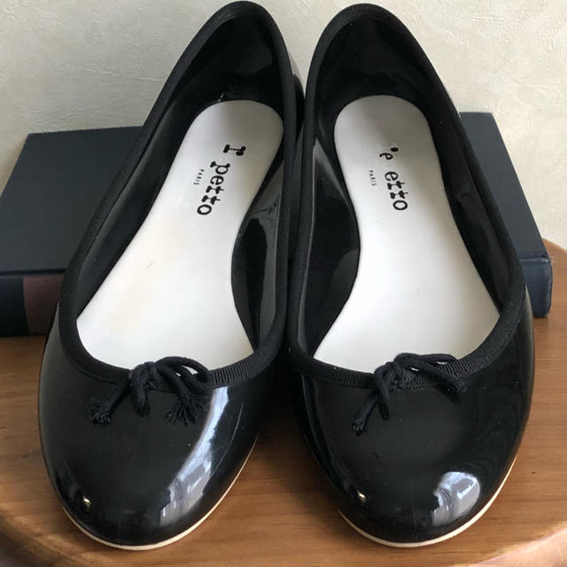 レペット Repetto★レインバレエシューズ★39 ブラック♡サンドリオン♡