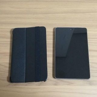 ネクサス7(NEXUS7)の【中古】nexus7（2012）ブラック　本体＋カバー　動作確認済・送料込(タブレット)