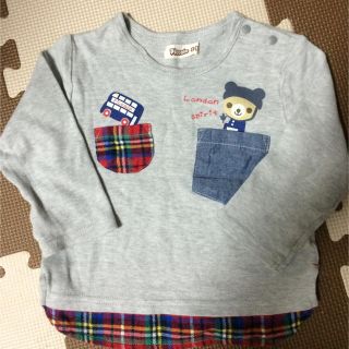 キムラタン(キムラタン)の♡チェックが可愛い キムラタン ピッコロ ロンT♡(Ｔシャツ)