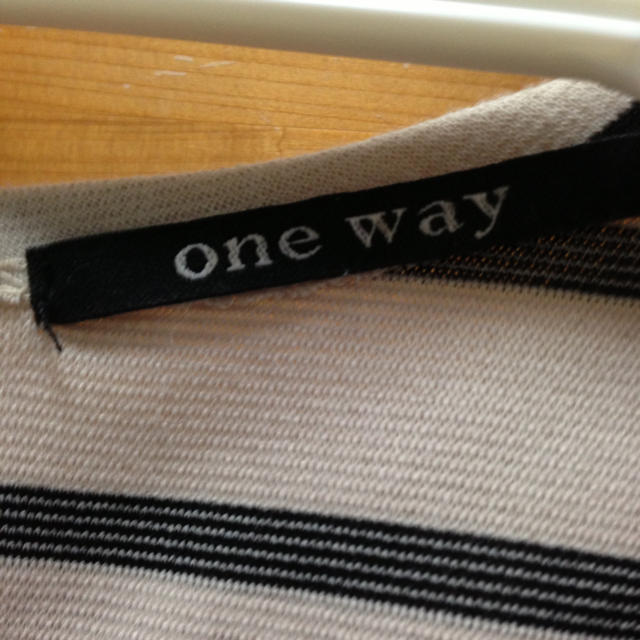 one*way(ワンウェイ)のone wayボーダーニットワンピ🎵 レディースのワンピース(ミニワンピース)の商品写真