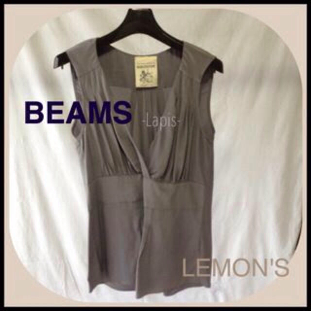 BEAMS(ビームス)のBEAMS シルク ブラウス レディースのトップス(シャツ/ブラウス(半袖/袖なし))の商品写真