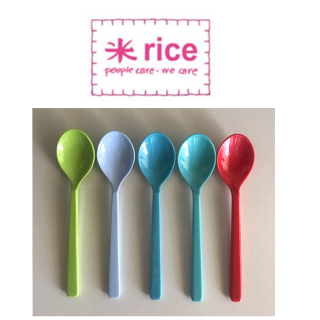 rice(ライス)の北欧 rise メラミンスプーン インテリア/住まい/日用品のキッチン/食器(カトラリー/箸)の商品写真