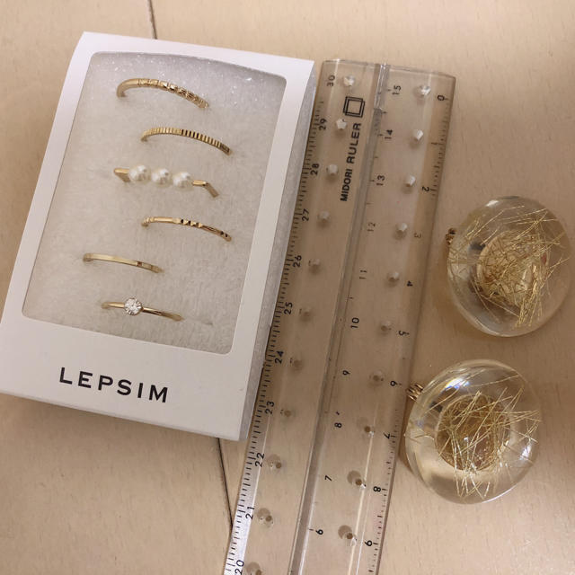 LEPSIM(レプシィム)の指輪(6種)・イヤリング レディースのアクセサリー(リング(指輪))の商品写真