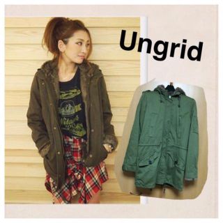 アングリッド(Ungrid)のUngrid♡フードファーコート(ミリタリージャケット)