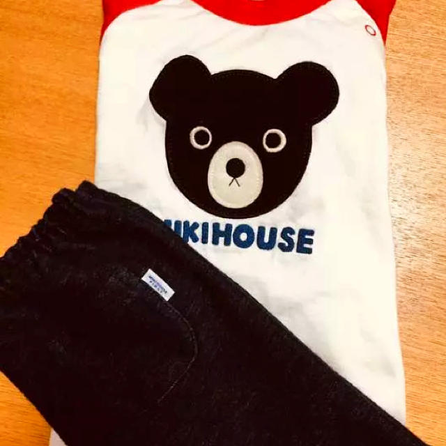 mikihouse(ミキハウス)のしほ様専用 ミキハウス上下セット（70-80） キッズ/ベビー/マタニティのベビー服(~85cm)(その他)の商品写真