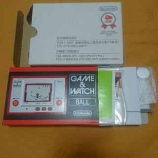 GAME&WATCH BALL 復刻版  
クラブニンテンドー(携帯用ゲーム機本体)