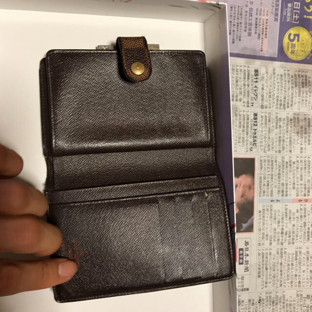 LOUIS VUITTON(ルイヴィトン)のルィヴィトン ダミエがま口財布 レディースのファッション小物(財布)の商品写真