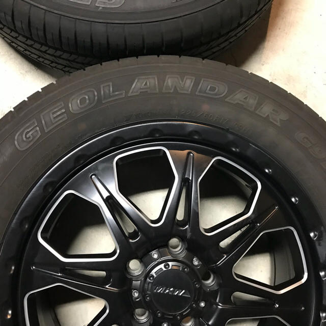 MK-66 & GEOLANDAR G91 225/60R 17 自動車/バイクの自動車(タイヤ・ホイールセット)の商品写真