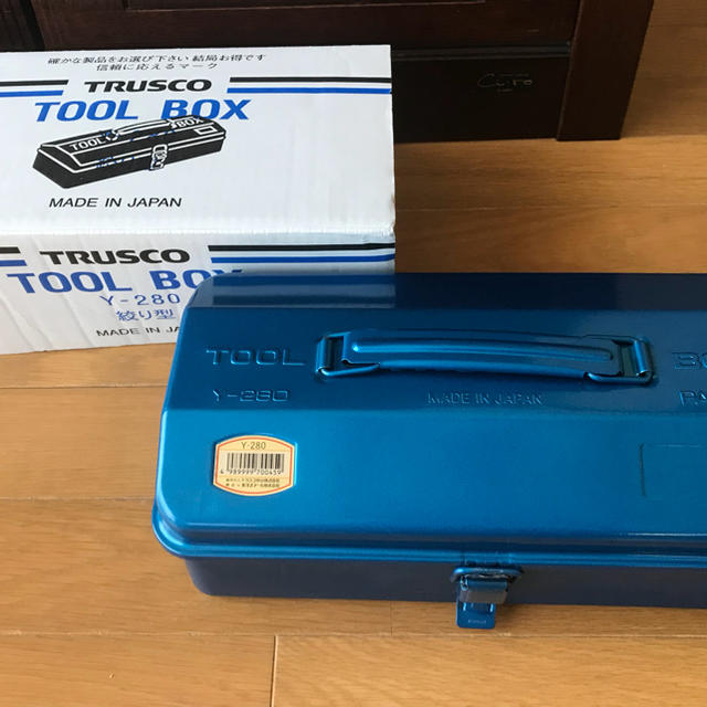 TRUSCO スチール工具箱 ToolBox 使用頻度少ない 美品です 自動車/バイクのバイク(工具)の商品写真