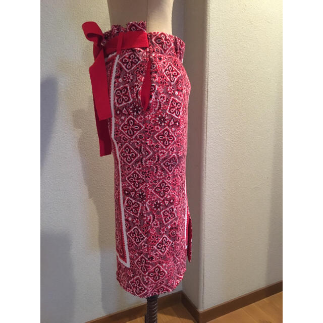 COOHEM コーヘン / バンダナ柄ニットスカート レディースのスカート(ひざ丈スカート)の商品写真