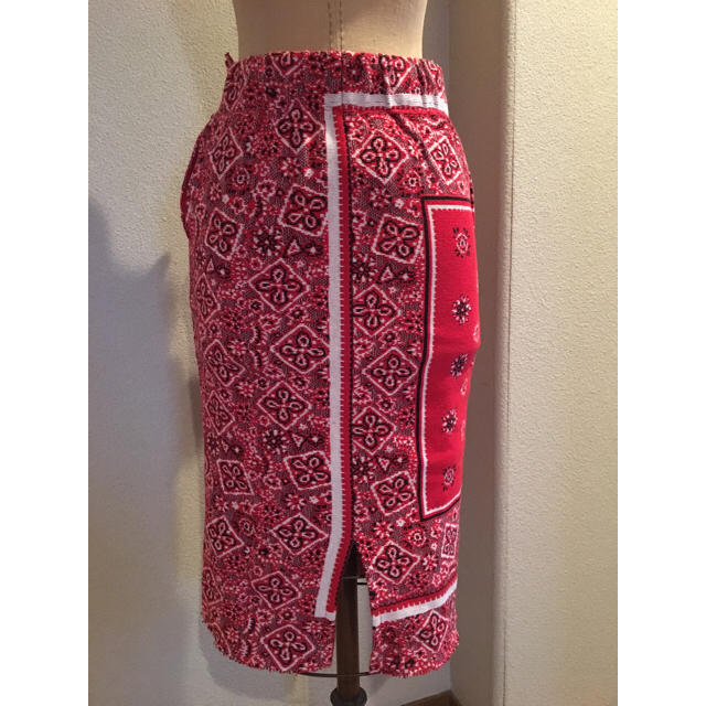 COOHEM コーヘン / バンダナ柄ニットスカート レディースのスカート(ひざ丈スカート)の商品写真