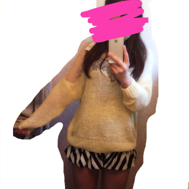 elianegigi♡切り替えニット レディースのトップス(ニット/セーター)の商品写真