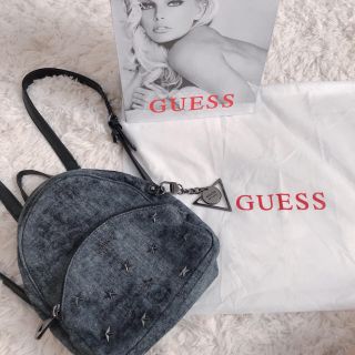 ゲス(GUESS)のguess デニムリュック美品 値下げ中(リュック/バックパック)