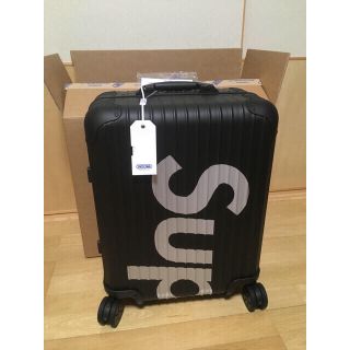 シュプリーム(Supreme)のSupreme RIMOWA 45L black(トラベルバッグ/スーツケース)