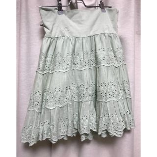 フランシュリッペ(franche lippee)のフランシュリッペ シェリーラファム ひまわりレースキュロットパンツ ミント(キュロット)