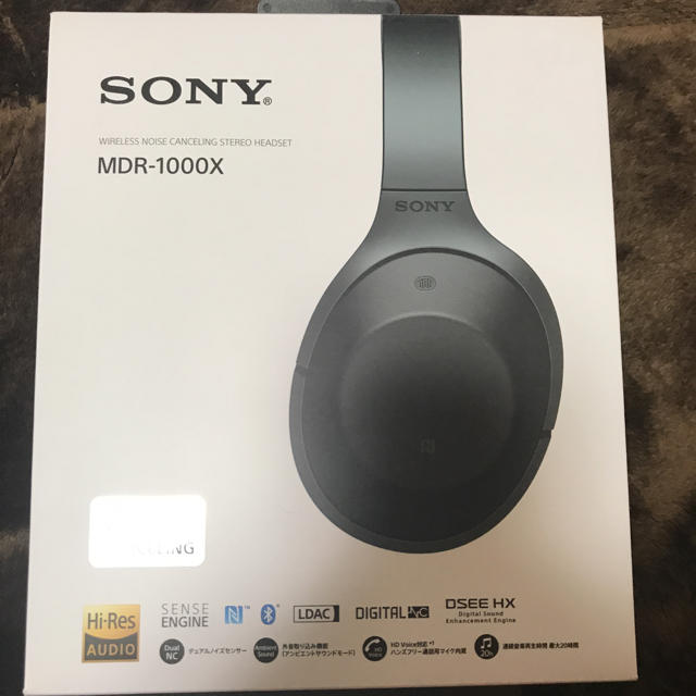 SONY(ソニー)のSONYヘッドホン MDR-1000X スマホ/家電/カメラのオーディオ機器(ヘッドフォン/イヤフォン)の商品写真