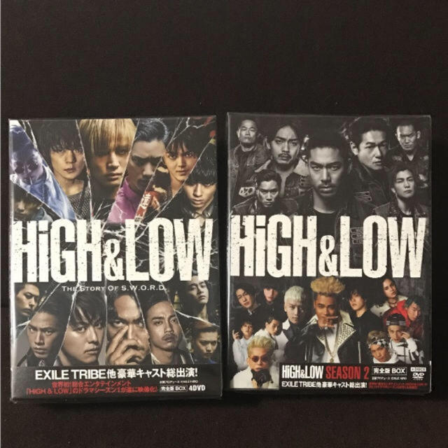 新品 HiGH & LOW SEASON 1と2 DVD