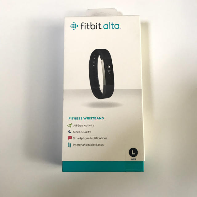 【新品未開封】Fitbit alta Lサイズ ブラック