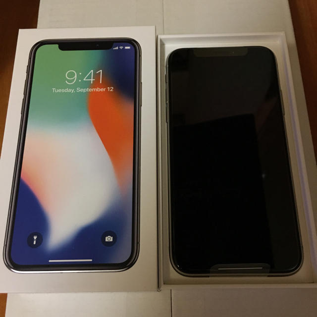 新品 未使用 au iPhonex 64gb シルバー SIMフリー