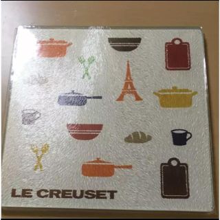 ルクルーゼ(LE CREUSET)のル・クルーゼ 鍋敷き ガラスキッチンプレート(キッチン小物)