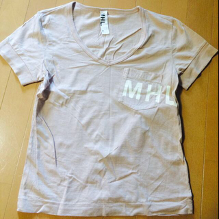 マーガレットハウエル(MARGARET HOWELL)のMHL Tシャツ(web限定色ピンク)(Tシャツ(半袖/袖なし))