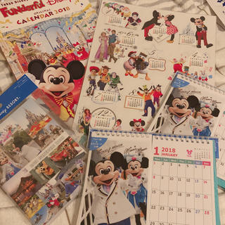 ディズニー(Disney)のカレンダーセット ディズニー ミッキー 実写(カレンダー/スケジュール)